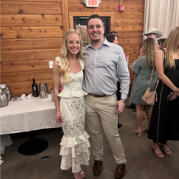 V. Chapman Violet dress in Coconut Macaron - Picture 5 of 11